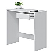 Mesa de escritorio 008313O (L x An x Al: 40 x 79 x 78 cm, Blanco, Número de cajones: 1 ud.) | BAUHAUS