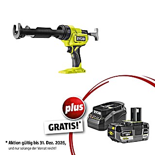 Ryobi ONE+ Maschinenpaket (Akku-Kartuschenpresse RCG18-0 + gratis Starter-Kit)