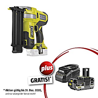 Ryobi ONE+ Maschinenpaket (Akku-Nagler R18GN18-0 + gratis Starter-Kit)