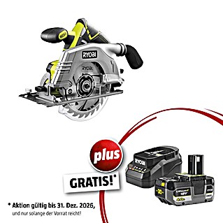 Ryobi ONE+ Maschinenpaket (Akku-Handkreissäge R18CS-0 + gratis Starter-Kit)