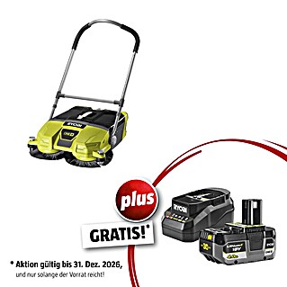 Ryobi ONE+ Maschinenpaket (Akku-Handkehrmaschine R18SW3-0 + gratis Starter-Kit)
