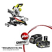 Ryobi ONE+ Maschinenpaket (Akku-Kapp- & Gehrungssäge R18MS216-0 + gratis Starter-Kit) | BAUHAUS