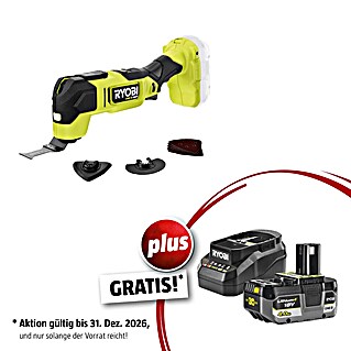 Ryobi ONE+HP Maschinenpaket (Akku-Multifunktionswerkzeug RMT18X-0 + gratis Starter-Kit)