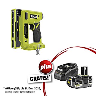 Ryobi ONE+ Maschinen-Set (Akku-Tacker R18ST50-0 + gratis Starter-Kit)