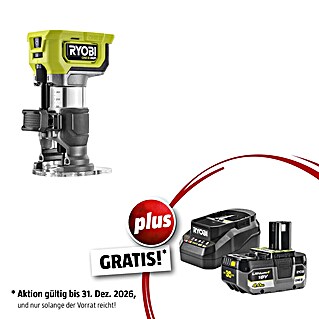 Ryobi ONE+HP Maschinenpaket (Akku-Kantenfräser RTR18C-0 + gratis Starter-Kit)