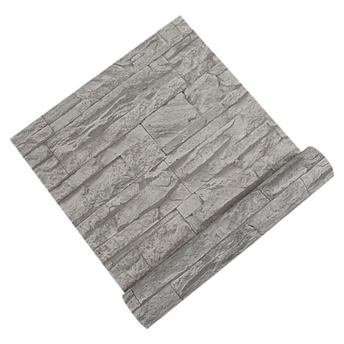 A.S. Création Flis tapeta Murano  (Sivo-bijele boje, Izgled kamena, 10,05 x 0,53 m) | BAUHAUS