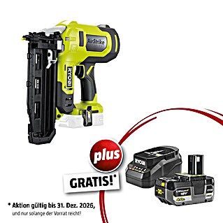 Ryobi ONE+ Maschinenpaket (Akku-Nagler R16GN18-0 + gratis Starter-Kit)