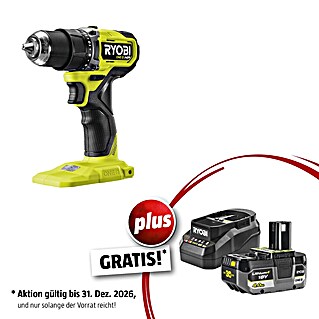 Ryobi ONE+ Maschinenpaket (Akku-Schlagbohrschrauber RPD18-0 + gratis Starter-Kit)