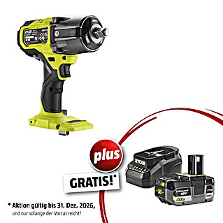 Ryobi ONE+HP Maschinenpaket (Akku-Schlagschrauber RIWH18X-0 Performance + gratis Starter-Kit)