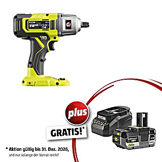 Ryobi ONE+ Maschinenpaket (Akku-Schlagschrauber RIW18-0 + gratis Starter-Kit)