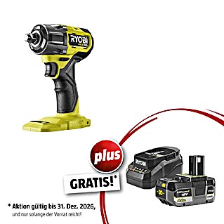 Ryobi ONE+HP Maschinenpaket (Akku-Schlagschrauber RIW18C-0 + gratis Starter-Kit)