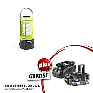 Ryobi ONE+ Maschinenpaket (Insektenvernichter RY18BZA 0,18V, 4 Ah Akku & 2A Ladegerät)
