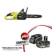 Ryobi ONE+ Maschinenpaket (Akku-Kettensäge RY18CSX30A-0,18V, 4 Ah Akku & 2A Ladegerät) | BAUHAUS