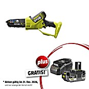 Ryobi ONE+ Maschinenpaket (Akku-Astsäge RY18PSX15A-0,18V, 4 Ah Akku & 2A Ladegerät) | BAUHAUS
