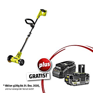 Ryobi ONE+ Maschinenpaket (Akku-Fugenreiniger RY18PCA-0,18V, 4 Ah Akku & 2A Ladegerät)