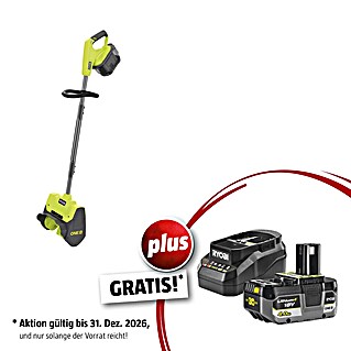 Ryobi ONE+ Maschinenpaket (Akku-Schneefräse RY18ST25A-0,18V, 4 Ah Akku & 2A Ladegerät)