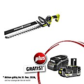Ryobi ONE+ Maschinenpaket (Akku-Heckenschere RY18HT45A-0,18V, 4 Ah Akku & 2A Ladegerät) | BAUHAUS