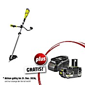Ryobi ONE+ Maschinenpaket (Akku-Freischneider RY18BCX26A-0,18V, 4 Ah Akku & 2A Ladegerät) | BAUHAUS
