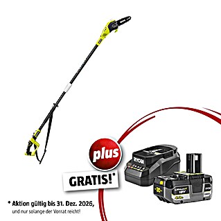 Ryobi ONE+ Maschinenpaket (Akku-Hochentaster OPP 1820,18V, 4 Ah Akku & 2A Ladegerät)