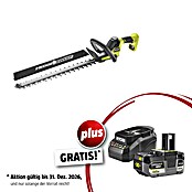 Ryobi ONE+ Maschinenpaket (Akku-Heckenschere RY18HTX60A-0,18V, 4 Ah Akku & 2A Ladegerät) | BAUHAUS