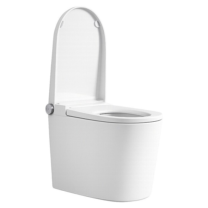 Taza de WC Japonés Smart Beta (Sin borde de descarga, Salida WC: Vertical, Blanco) | BAUHAUS