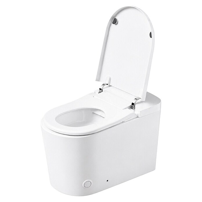 Taza de WC Japonés Smart Alpha (Sin borde de descarga, Salida dual, Blanco) | BAUHAUS