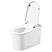 Taza de WC Japonés Smart Alpha (Sin borde de descarga, Salida dual, Blanco) | BAUHAUS