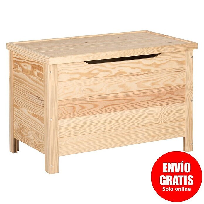 Astigarraga Arcón (70 x 40 x 48 cm, Madera, Color: Natural)
