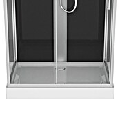 Sanotechnik Kompletni tuš Boston  (Črna/srebrna, 90 x 120 x 215 cm) | Kompletne tuš kabine | Tuš kabine | Tuširanje | Kopalnica in sanitarije | Izdelki | BAUHAUS