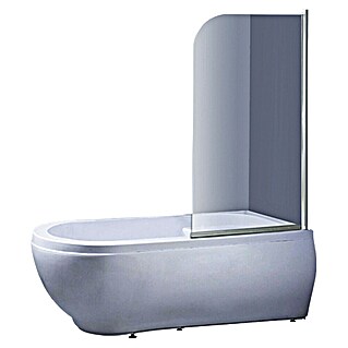 Badewannenaufsatz Clear (B x H: 75 x 130 cm, 1 Stk., Weiß)