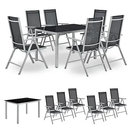 Juskys  Gartentisch-Set Milano
