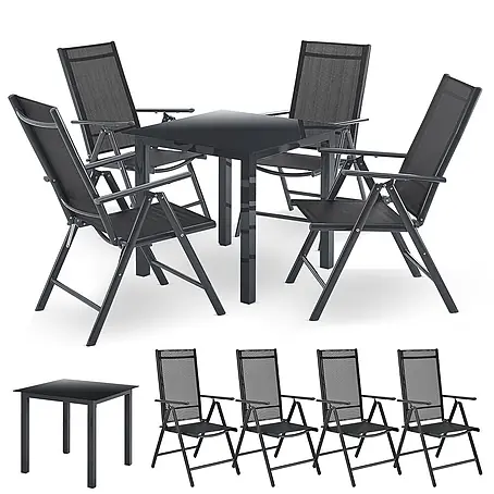 Juskys  Gartentisch-Set Milano