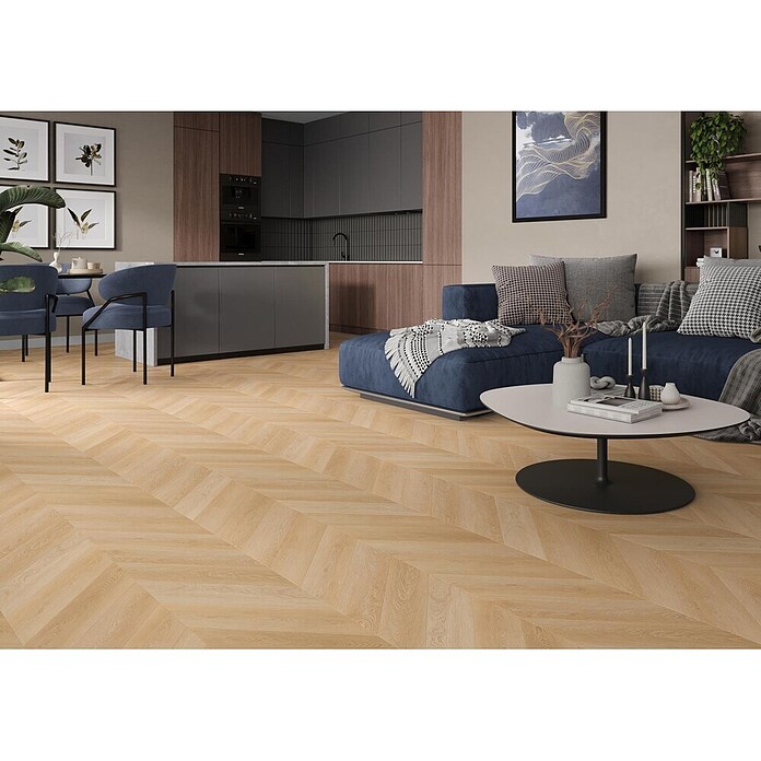 Vinylvloer Hongaarse punt, Hartford Oak (120 x 600 x 4,5 mm, Hartford Oak) | BAUHAUS
