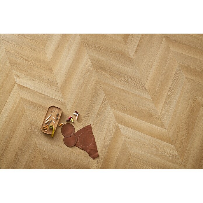Vinylvloer Hongaarse punt, Hartford Oak (120 x 600 x 4,5 mm, Hartford Oak) | BAUHAUS