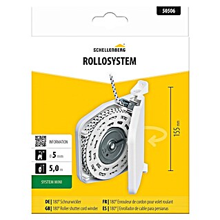 Schellenberg Vitel za rolete za vrvico (Razmik med luknjami: 15,5 cm, Maksimalna dolžina traku: 5 m)