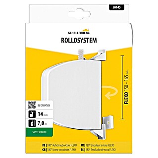 Schellenberg Vitel za rolete Mini Flexo (Razmik med luknjami: 15 cm - 16,5 cm, Širina traku: 14 mm, Maksimalna dolžina traku: 7 m)