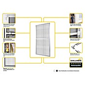 Schellenberg Vrata za zaščito pred insekti Plus  (Š x V: 100 x 120 cm, Bela) | 1195 - Fliegengitter | AAEF - Fliegenschutz | AAE - Beschläge | AA - Eisenwaren | A - Eisenwaren | BAUHAUS