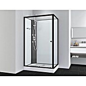 Sanotechnik Kompletni tuš Viva  (Bela/črna, 80 x 120 x 225 cm) | Kompletne tuš kabine | Tuš kabine | Tuširanje | Kopalnica in sanitarije | Izdelki | BAUHAUS