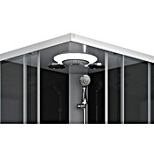 Sanotechnik Kompletni tuš Miami  (Črna/srebrna, 90 x 90 x 215 cm) | Kompletne tuš kabine | Tuš kabine | Tuširanje | Kopalnica in sanitarije | Izdelki | BAUHAUS