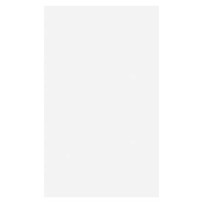 SanDesign Alu-Verbundplatte - 150 x 250 cm, White - Leeres weißes rechteckiges Feld.