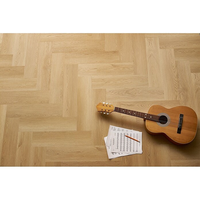 Vinylvloer visgraat Hartford Oak (148 x 592 x 4,5 mm, Hartford Oak, Visgraat) | BAUHAUS