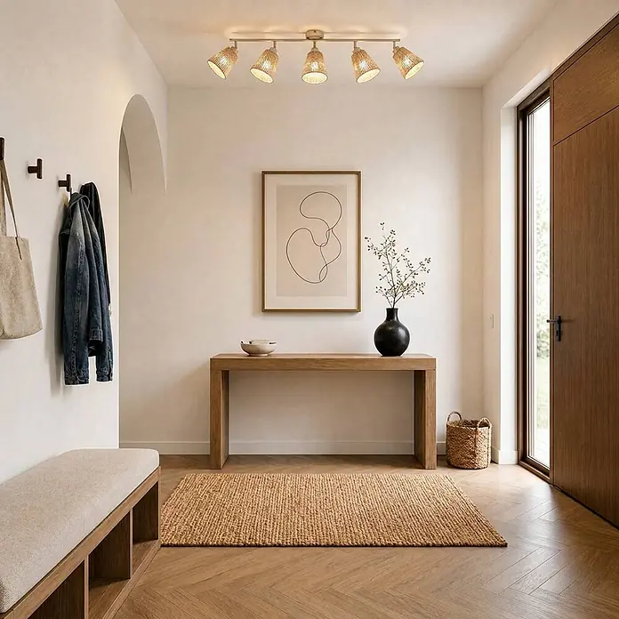 Lindby Deckenlampe in beige, Deckenstrahler online kaufen bei BAUHAUS