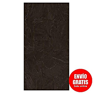 Bariperfil Protector de pared de cocina Backsplash (Black slate, 60 x 98 cm, Aluminio)