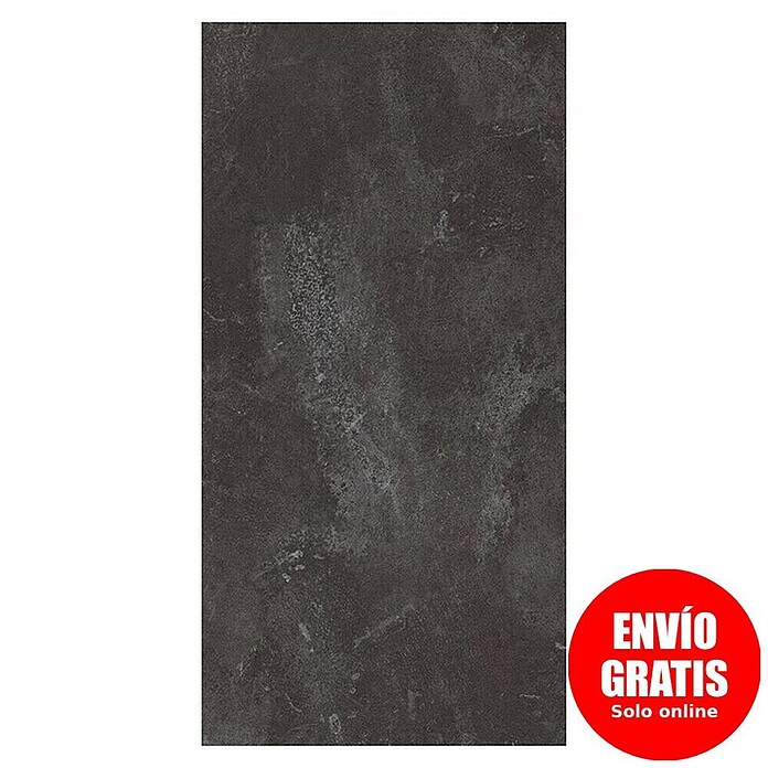 Bariperfil Protector de pared de cocina Backsplash (Black concrete, 60 x 98 cm, Aluminio) | BAUHAUS