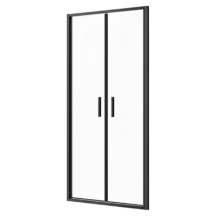 Sanotechnik Nihajna tuš vrata Slim Line  (90 x 200 cm, Črna, Debelina stekla: 6 mm) | 3670 - Drehtür | DADB - Duschabtrennungen | DAD - Badausstattung | DA - Badausstattung/Bäderwelt | D - Sanitär | BAUHAUS
