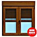 Ventana de PVC practicable-oscilobatiente 