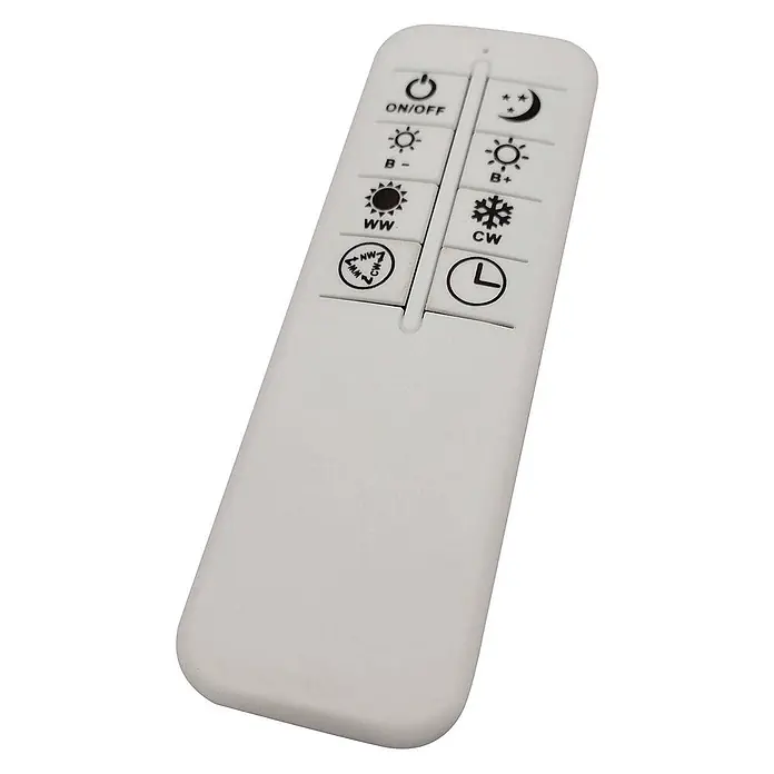 Arcchio LED-Panel Lysander - L x B x H: 61,5 x 61,5 x 5 cm, weiß / opal, weiß / opal - Weiße Fernbedienung für Beleuchtung mit Helligkeits-, Farbtemperatur- und Timer-Steuerung.