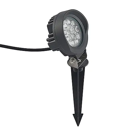 Lindby LED Wandleuchte innen in dunkelgrau, Wandstrahler