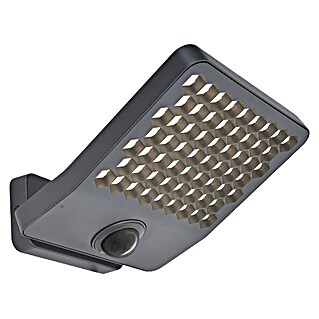 Lutec LED senzorska zunanja stenska svetilka Atlantis (Do x Š x V: 22,4 x 20,1 x 12,4 cm, Siva)