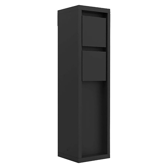 Lutec Zunanji stebriček z vtičnicami Mains  (Temno siva, 3.500 W, IP54, 8 x 8 x 31 cm) | Vrtne vtičnice in razdelilci | Elektro oprema | Elektro in svetila | Izdelki | BAUHAUS